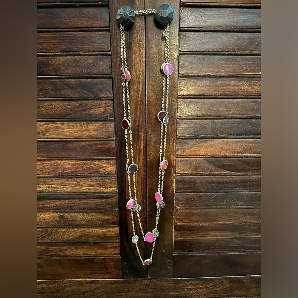 EL Designs Long Double Strand Necklace